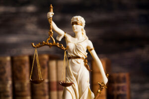 Justizia in Farbe.